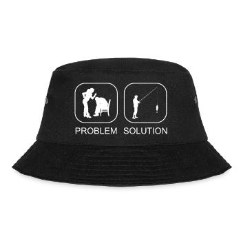 Fishing Fishing Sport Fishing Hook Angler Fishing - Bucket Hat - black - Front - Lela (165cm)