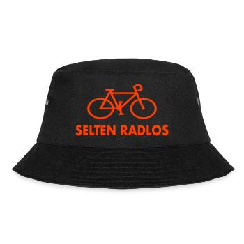 Fahrrad Lustige Sprüche Rennrad - Bucket Hat - Schwarz - Vorne - Lela (165cm)