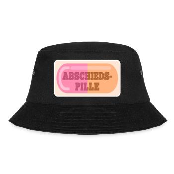 ABSCHIEDSPILLE ABSCHIED - Bucket Hat - Schwarz - Vorne - Lela (165cm)