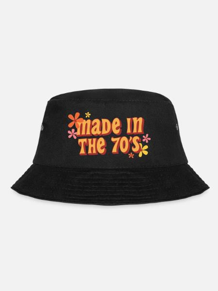 made in the 70s - Bucket Hat - Schwarz