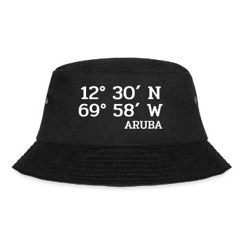 Aruba Coordinaters - Koordinaten - Karibik - Bucket Hat - Schwarz - Vorne - Lela (165cm)