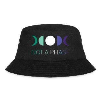 LGBTQ Pride Month - Keine Phase - Schwule - Bucket Hat - Schwarz - Vorne - Lela (165cm)