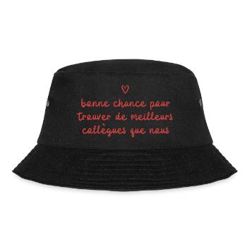 Man Humor Co-worker Departure Gift - Bucket Hat - black - Front - Lela (165cm)