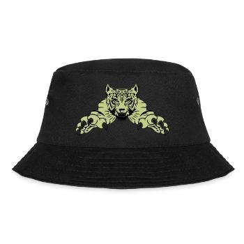Tiger Attack - Bucket Hat - black - Front - Lela (165cm)