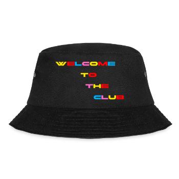 Welcome to the Club - Bucket Hat - Schwarz - Vorne - Lela (165cm)