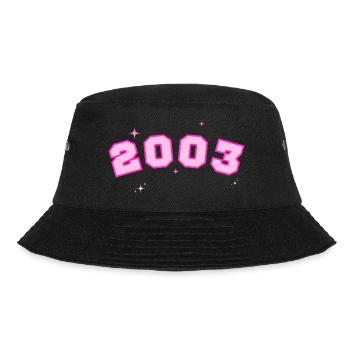 Rosenstern 2003 - Bucket Hat - Schwarz - Vorne - Lela (165cm)