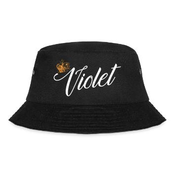 Violet Name for Women Kids Toddlers - Violet - Bucket Hat - black - Front - Lela (165cm)