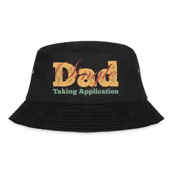 Single Dad taking application funny cool - Bucket Hat - Schwarz - Vorne - Lela (165cm)