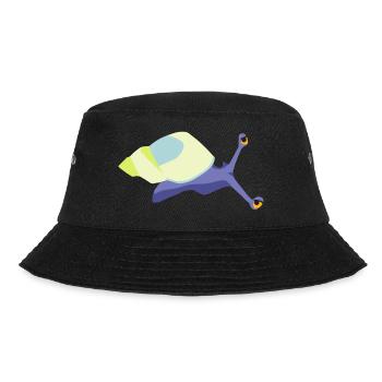 Snail violet - Bucket Hat - black - Front - Lela (165cm)