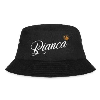 Bianca Custom Name für Frauen Kinder Kleinkinder - - Bucket Hat - Schwarz - Vorne - Lela (165cm)