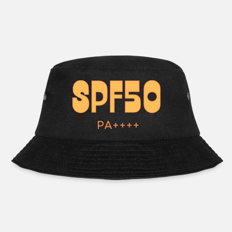 SPF50 - Bucket Hat - Schwarz