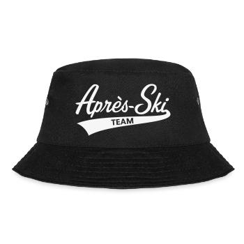Après-Ski – Team (Lettering / Après Ski / White) - Bucket Hat - black - Front - Lela (165cm)
