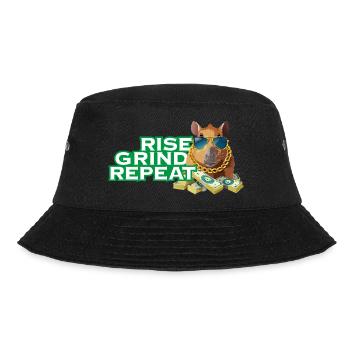 S’élever, se battre, répéter - motivation à Capybara Hustle - Bob - noir - Devant - Lela (165cm)