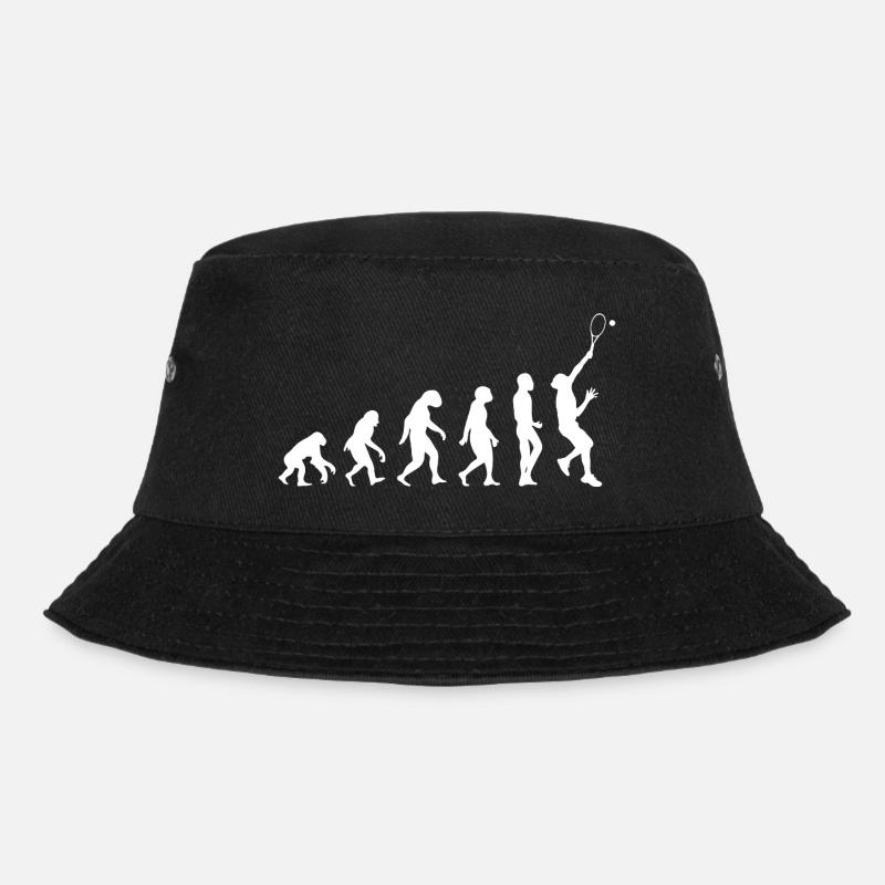 Tennis Evolution - Bucket Hat - black