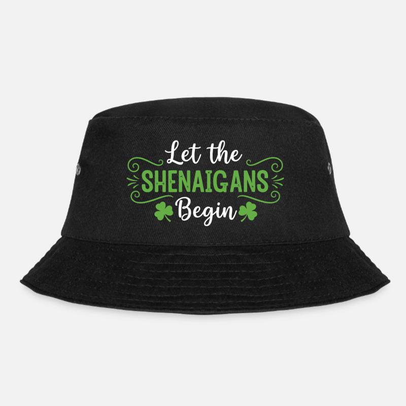 Let the Shenanigans Begin - Bucket Hat - black
