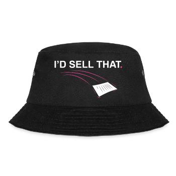 I'd sell that Funny Realtor Real Estate Agent - Bucket Hat - Schwarz - Vorne - Lela (165cm)