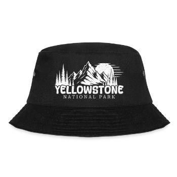 Wanderer im Yellowstone-Nationalpark - Bucket Hat - Schwarz - Vorne - Lela (165cm)