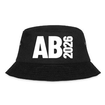 Abi 2026 - Abitur - Gift | minimal design - Bucket Hat - black - Front - Lela (165cm)