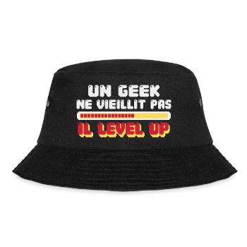 Geek Cadeau humour personnalisé - Bob - noir - Devant - Lela (165cm)