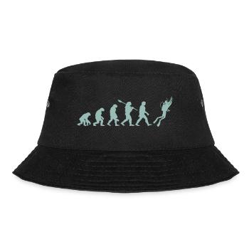 Tauchen Evolution - Bucket Hat - Schwarz - Vorne - Lela (165cm)