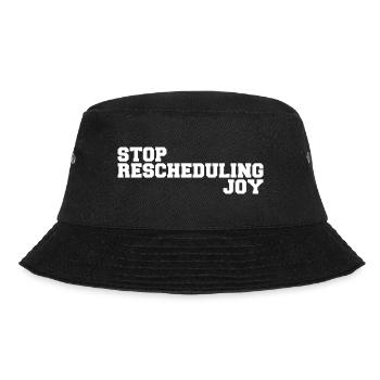 Stoppen Sie die Umplanung von Joy - Bucket Hat - Schwarz - Vorne - Lela (165cm)
