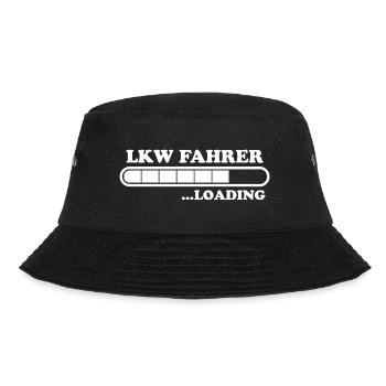 LKW Fahrer Spruch Job Lustiges LKW Fahrer Geschenk - Bucket Hat - Schwarz - Vorne - Lela (165cm)