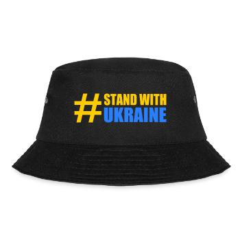 stand with ukraine - Bucket Hat - black - Front - Lela (165cm)