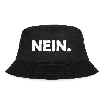 Nein - Bucket Hat - Schwarz - Vorne - Lela (165cm)