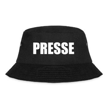 Presse - Bucket Hat - Schwarz - Vorne - Lela (165cm)