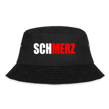 Schmerz merz - Bucket Hat - Schwarz - Vorne - Lela (165cm)
