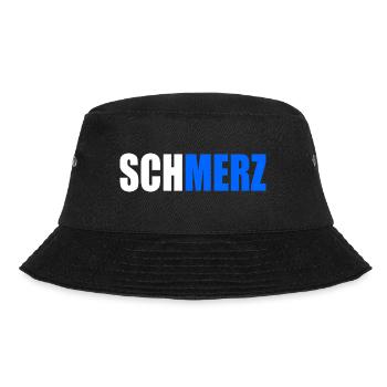 Schmerz no merz - Bucket Hat - Schwarz - Vorne - Lela (165cm)
