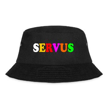 servus - Bucket Hat - Schwarz - Vorne - Lela (165cm)