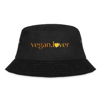 Vegan lover orange heart - Bob - noir - Devant - Lela (165cm)
