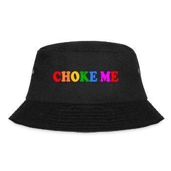 Choke me - Bucket Hat - Schwarz - Vorne - Lela (165cm)