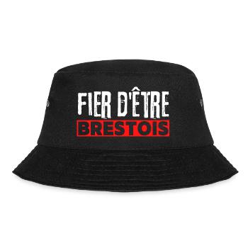 Brest Football supporter Brestois fier foot fan - Bob - noir - Devant - Lela (165cm)