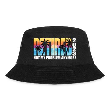 Retired 2023 Retirement Gift For Men & Women Funny - Bucket Hat - black - Front - Lela (165cm)