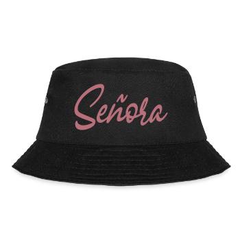 Señora Engagement Bride To Be Wedding Party - Bucket Hat - black - Front - Lela (165cm)