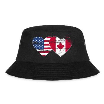 États-Unis, Canada, Drapeau Coeur Utilisé - Bob - noir - Devant - Lela (165cm)