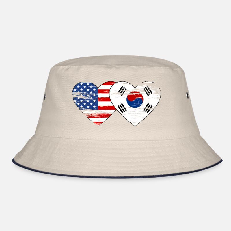 Cœur de drapeau de la Corée du Sud utilisé Bob