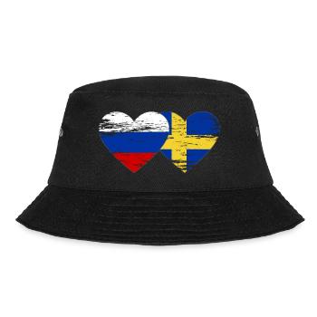 Suède Drapeau russe utilisé - Bob - noir - Devant - Lela (165cm)