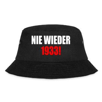 Never again 1933 - Bucket Hat - black - Front - Lela (165cm)