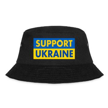 Support ukraine - Bucket Hat - Schwarz - Vorne - Lela (165cm)