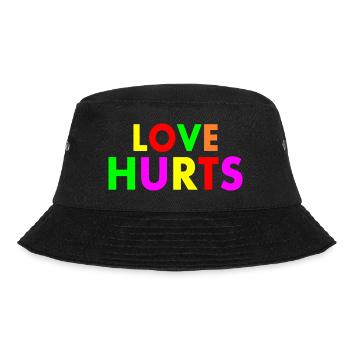 Love hurts - Bucket Hat - black - Front - Lela (165cm)