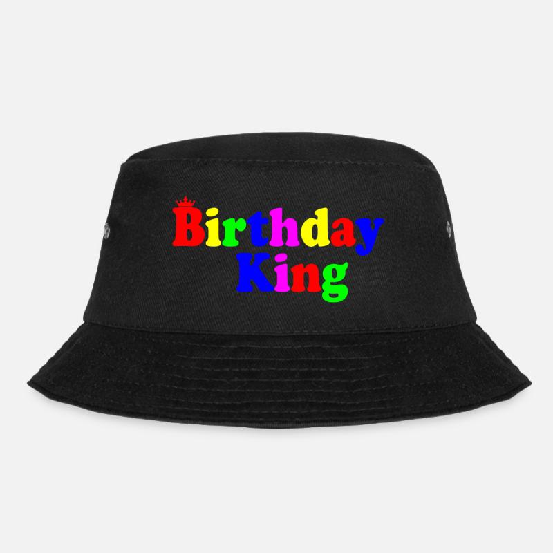 Birthday king - Bucket Hat - Schwarz