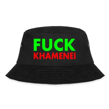 Fuck khamenei Chamenei - iran - Bucket Hat - Schwarz - Vorne - Lela (165cm)