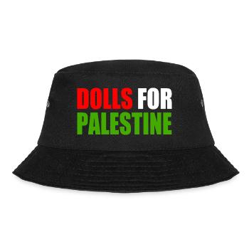 dolls for palestine - Bucket Hat - Schwarz - Vorne - Lela (165cm)