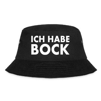 Ich habe bock - Bucket Hat - Schwarz - Vorne - Lela (165cm)