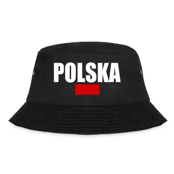 Polen - Bucket Hat - Schwarz - Vorne - Lela (165cm)