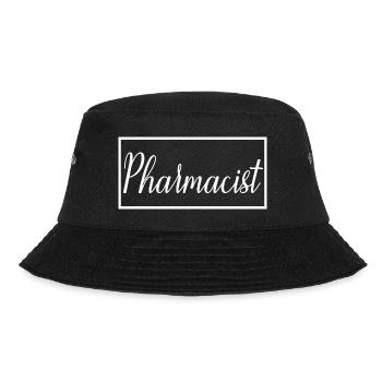 Pharmacist Proud Graduated Pharmacist Student - Bucket Hat - black - Front - Lela (165cm)