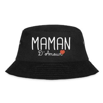 maman d amour T shirt famille - Bob - noir - Devant - Lela (165cm)